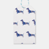 Étiquettes-cadeau Dachshund léopard (Dos)