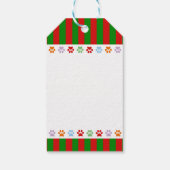 Étiquettes-cadeau Dachshund Noël Santa Hat (Dos)