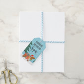 Étiquettes-cadeau Dachshund Through the Snow drôle chien amoureux (Avec de laficelle)