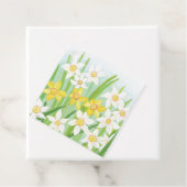 Étiquettes Cadeau Daffodiques de printemps (En situation)