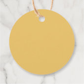 Étiquettes Cadeau Dainty Lemon Merci d'anniversaire (Dos)