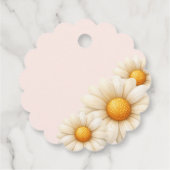 Étiquettes Cadeau Daisy 1st Birthday - Isn't She ONEderful Boho (Dos)