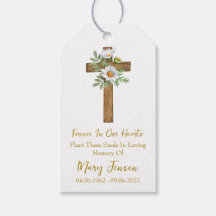 Daisy Cross Memorial Funeral Seed Packet