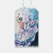 ÉTIQUETTES-CADEAU DANCER FLAMENCO (Devant)