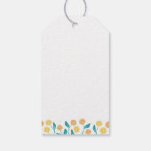 Étiquettes-cadeau Dandelion de printemps Fleurs et design Feuille (Dos)