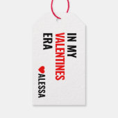 Étiquettes-cadeau Dans My Valentines Era Taylor Inspiré Valentine (Dos)