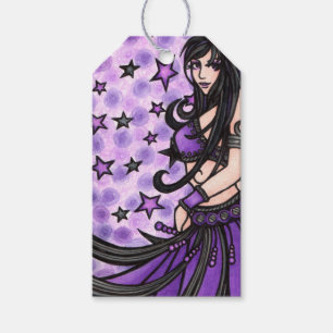 Étiquettes-cadeau Danseur du ventre Violet Moon