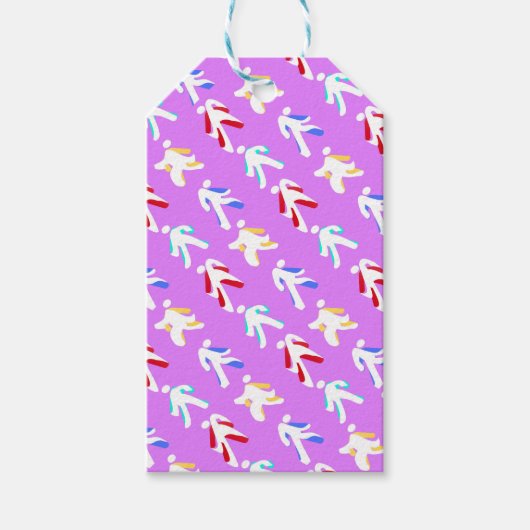 Étiquettes-cadeau Danseurs (Devant)