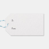 Étiquettes-cadeau Danseurs de ballet de pointe (Dos Horizontal)