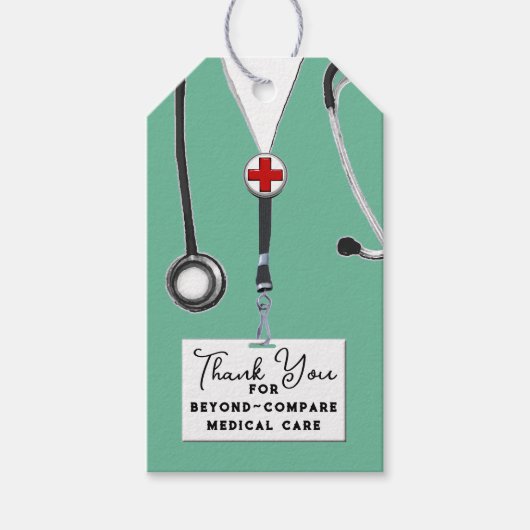 Étiquettes Cadeau d'appréciation des infirmières (Devant)