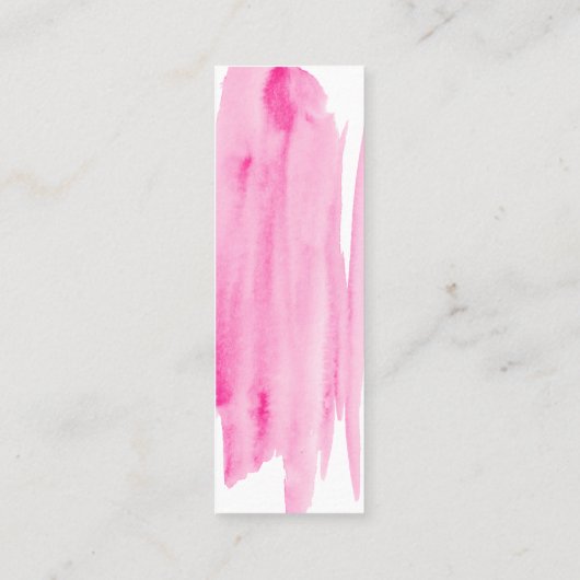 Étiquettes Cadeau d'aquarelle de script moderne (Dos)