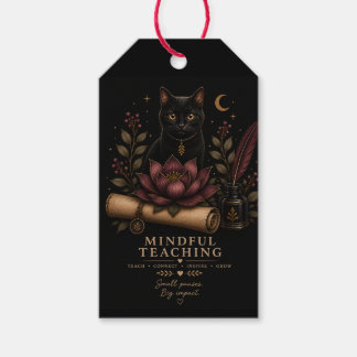 Étiquettes-cadeau Dark Academia Teacher Gift Tag | Mindful Teaching