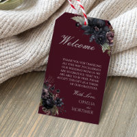 Dark Gothic Floral Destination Mariage Bienvenue