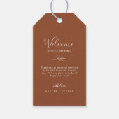 Étiquettes Cadeau de bienvenue pour Mariage en ter (Devant)