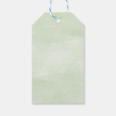 Étiquettes Cadeau de Feuillage de Verdure d'Eucaly (Dos)