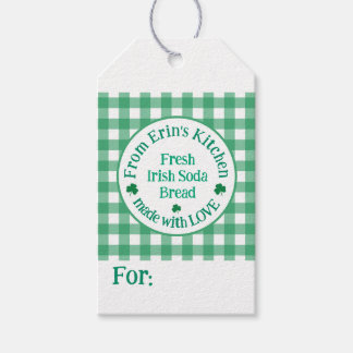 Étiquettes-cadeau De la cuisine de NOM fait avec amour Vérification
