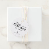 Étiquettes Cadeau De Ma Douche À La Vôtre Calligraphie Enterrement d (En situation)