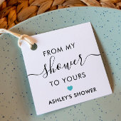 Étiquettes Cadeau De Ma Douche À La Vôtre, Cérémonie De Fiançailles