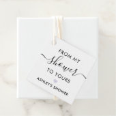 Étiquettes Cadeau De Ma Douche À La Vôtre, Lavande Mariage (En situation)