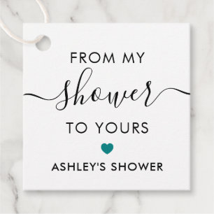 Étiquettes Cadeau De Ma Douche À La Vôtre, Mariage Douche Sarcelle