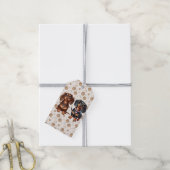 Étiquettes-cadeau De mignons amis dachshund (Avec de la ficelle)