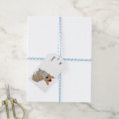 Étiquettes Cadeau de Noël de Corgi (Avec de laficelle)
