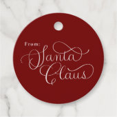 Étiquettes Cadeau de Noël personnalisées Enchanter (Devant)