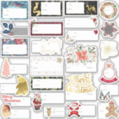 Étiquettes Cadeau de Noël ultime Pack de variétés  (Devant)