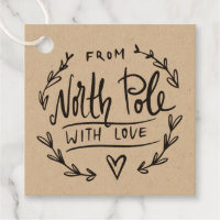 De Père Noël Avec Amour Pôle Nord Cadeau