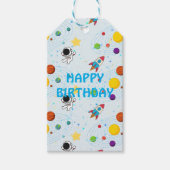 Étiquettes Cadeau de Rocket Astronaut (Devant)