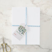 Étiquettes-cadeau Décoration simple de verdure de gui (Avec de laficelle)