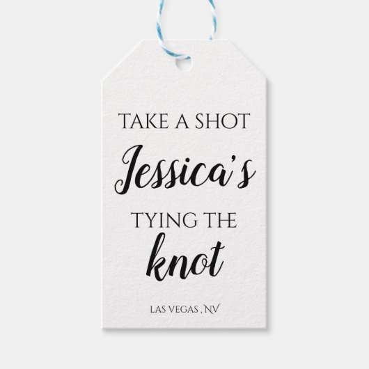 Étiquettes-cadeau Décorations Bachelorette (Devant)