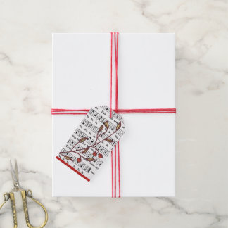 Étiquettes-cadeau Découvrir la feuille Halls Music Cadeaux Tags