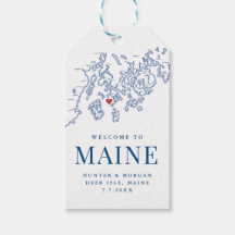 Deer Isle Bienvenue dans Maine Wedding Favor