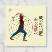 Étiquettes Cadeau Défilement Ax (Devant)