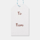 Étiquettes-cadeau Définition suédoise Tomte Gnome (Dos)