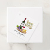 Étiquettes Cadeau Dégustation de fromages et de vins (En situation)