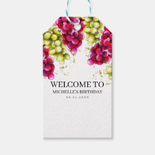 Étiquettes-cadeau Dégustation de vin de raisin