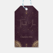 Étiquettes-cadeau Déjeuner de mariage Ciel et Lune Bourgueil Céleste (Dos)