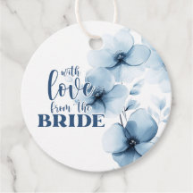 Déjeuner de Mariage Un Petit Cadeau Bleu Avec Tout