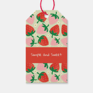 Étiquettes-cadeau Délices Sucrés aux Fruits Vert Olive