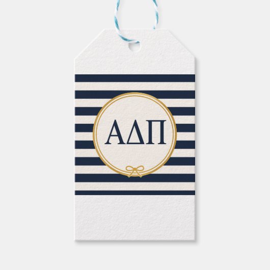 Étiquettes-cadeau Delta Pi Alpha (Devant)