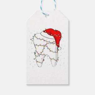 Étiquettes-cadeau Dental Christmas Dunny Dentist Holiday