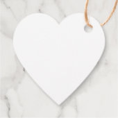 Étiquettes Cadeau Dentelle blanche mariage sur rose saumon (Dos)