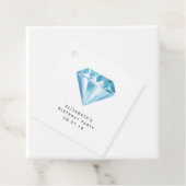 Étiquettes Cadeau Dentelle diamant et Parties scintillant (En situation)