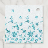 Étiquettes Cadeau Dentelle diamant et Parties scintillant (Dos)