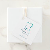 Étiquettes Cadeau Dentistesse dentaire Merci Médicale (En situation)