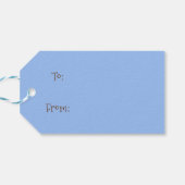 ÉTIQUETTES-CADEAU DERNIER D'ART EN FORÊT DE L'AUTOMNE, NID D'OISEAU (Dos Horizontal)