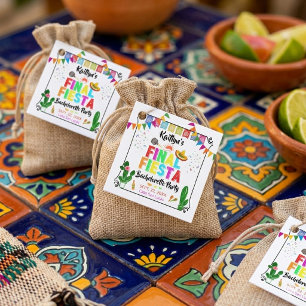 Étiquettes Cadeau Dernière Fête Mexicaine de Bachelorette Party