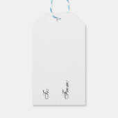 Étiquettes-cadeau Dernière swing avant l'anneau Mariage Pickleball r (Dos)